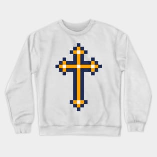 Cross of Lord Jesus Christ 8-bit Crewneck Sweatshirt